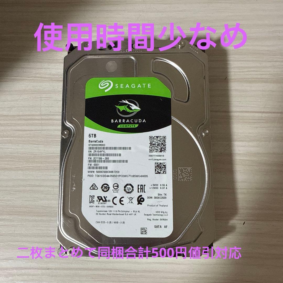 Seagate Barracuda 6TB ST6000DM003 （22） - メルカリ