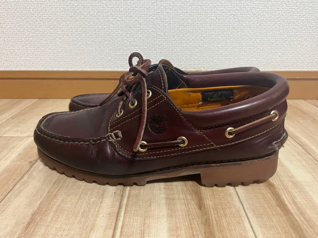 Timberland 3eye デッキシューズ　US8.5 定番】スリーアイ(3eye) クラシックラグ メンズ（モカシン/デッキ
