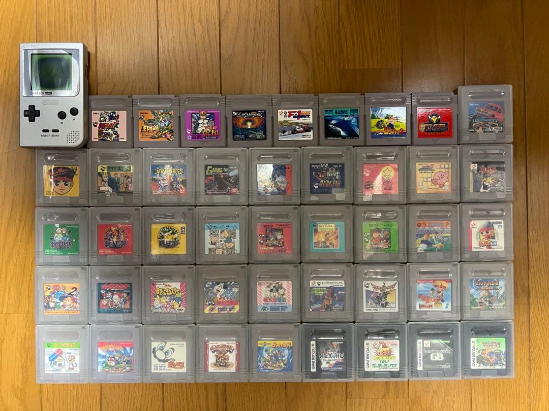 ゲームボーイポケット 本体＋ゲームボーイソフト45本 まとめ売り