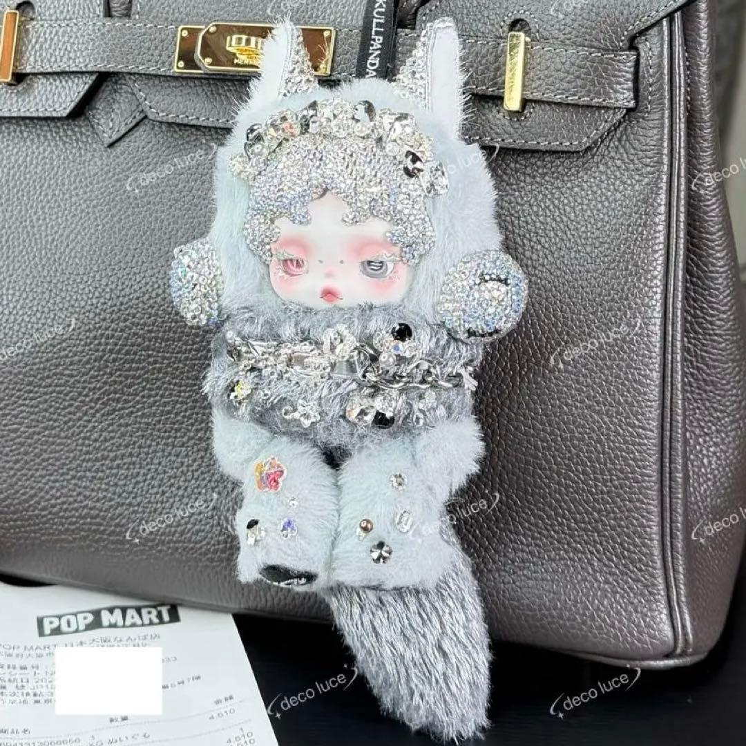 SKULLPANDA XG ぬいぐるみペンダント スカルパンダ スワロフスキー