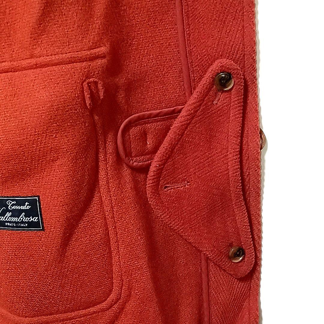 Memex様専用 希少XLJ.PRESSイタリア生地ヘリンボーンダッフルオレンジ