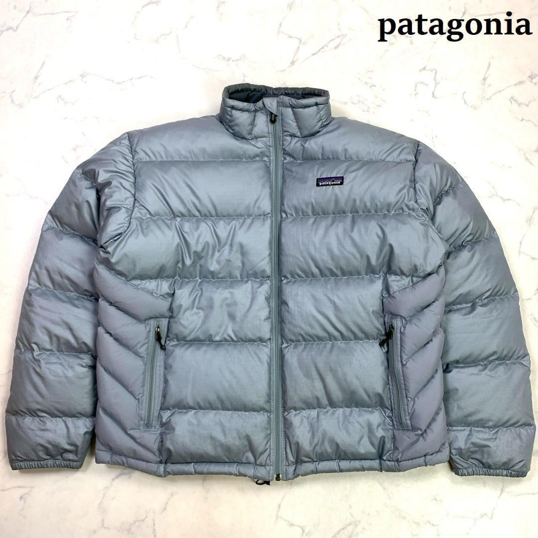 希少カラー☆パタゴニア インサレーショングースダウン シルバー系 L D462