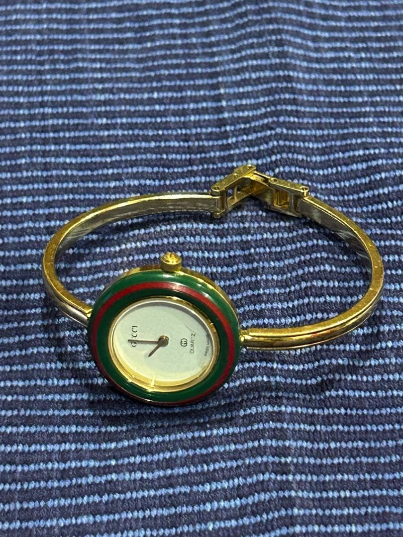 なき　グッチチェンジベゼル　シェリーライン1100-L GUCCI（グッチ） ジャンク品 チェンジベゼル シェリーライン 腕時計