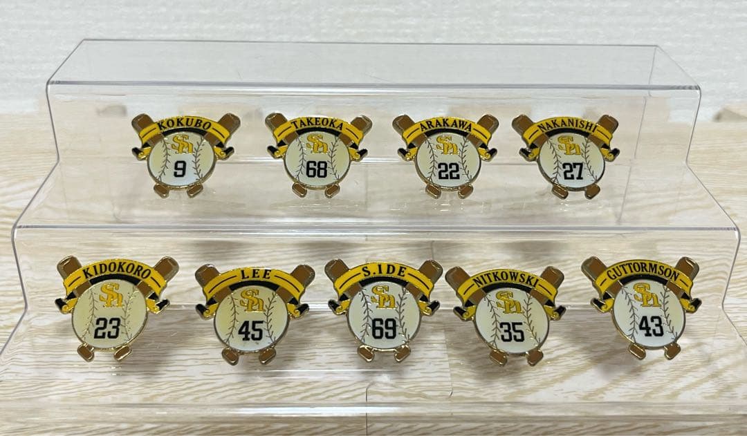 まとめ売り】福岡 ソフトバンクホークス SB ピンバッジ - メルカリ