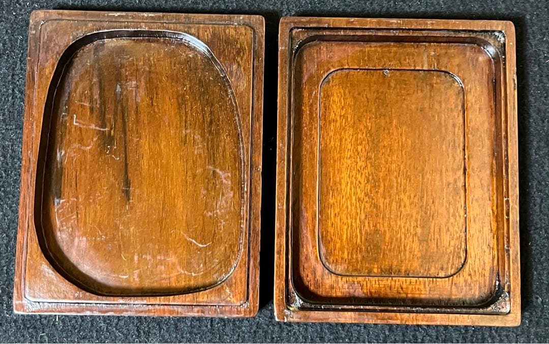 最終処分価格 旧坑老坑端渓水巌硯 氷裂紋・金線（黄龍）・火捺・臙脂暈