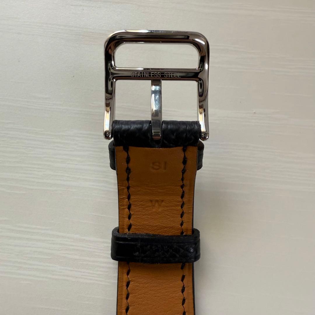 HERMES エルメス 腕時計《Hウォッチ》 ミニ HH1.210 ブラック