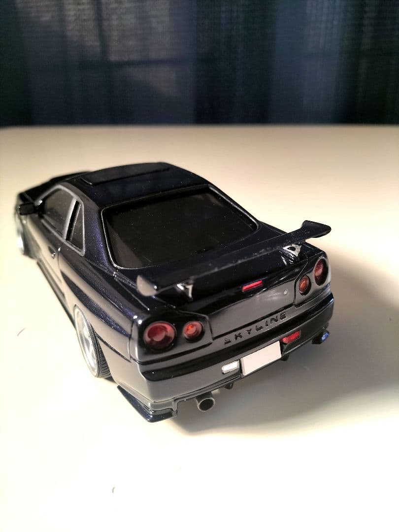 最終値下げ アオシマ GT-R ER34 R仕様 BP9 1/24 - メルカリ