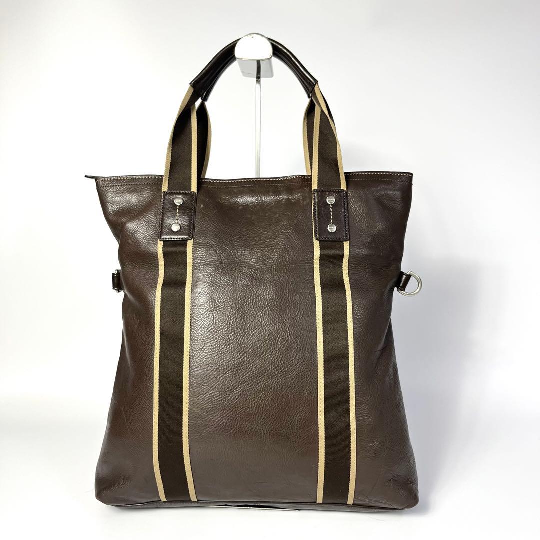 美品 コーチ 2way トートバッグ ショルダー レザー ブラウン 茶 998