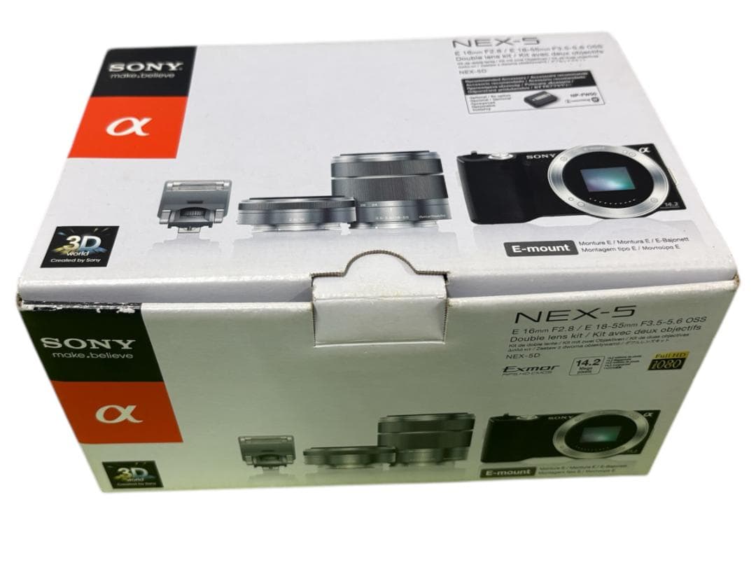 デジタルカメラ SONY NEX-5 E16mmF2.8/E 18-55mm F3.5-5.6