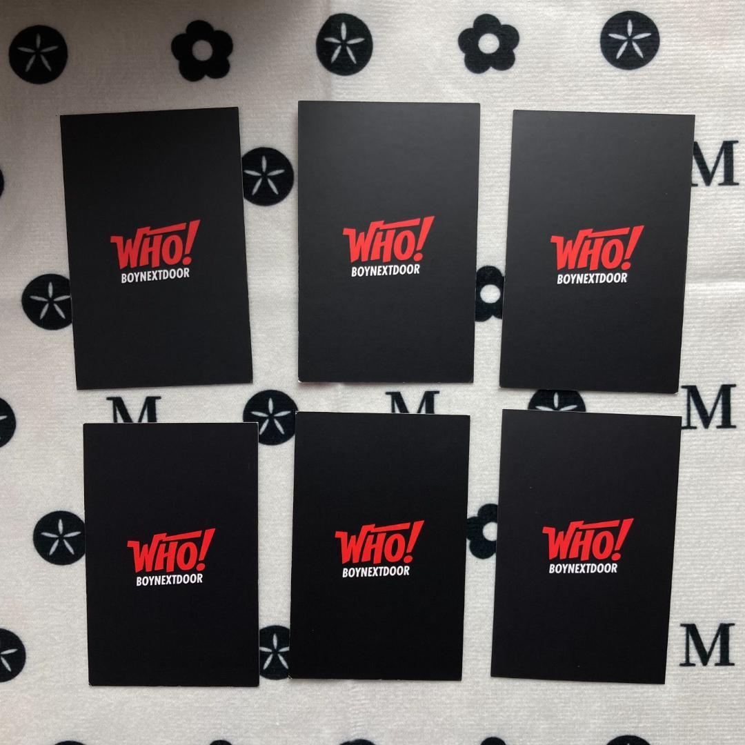 BOYNEXTDOORWHO！サノクトレカ ボネクド 6枚 - メルカリ