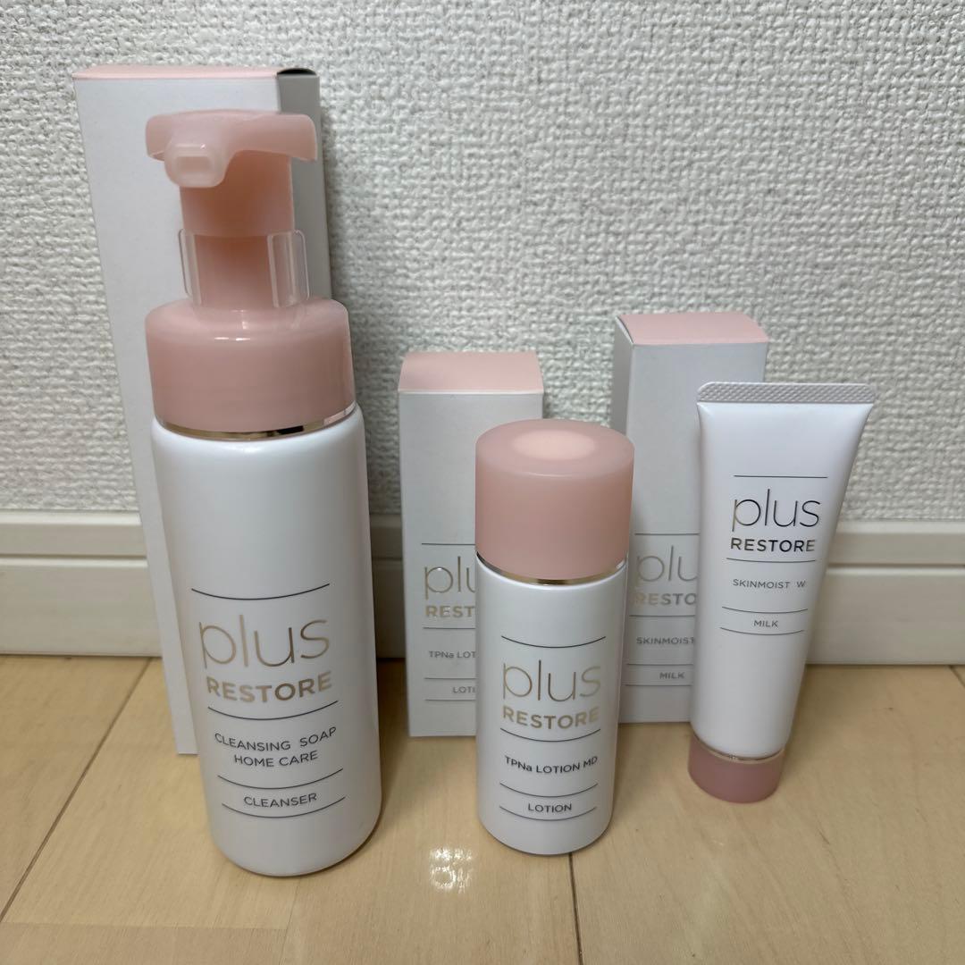 プラスリストア クレンジングソープ& ローション&乳液 3点セット