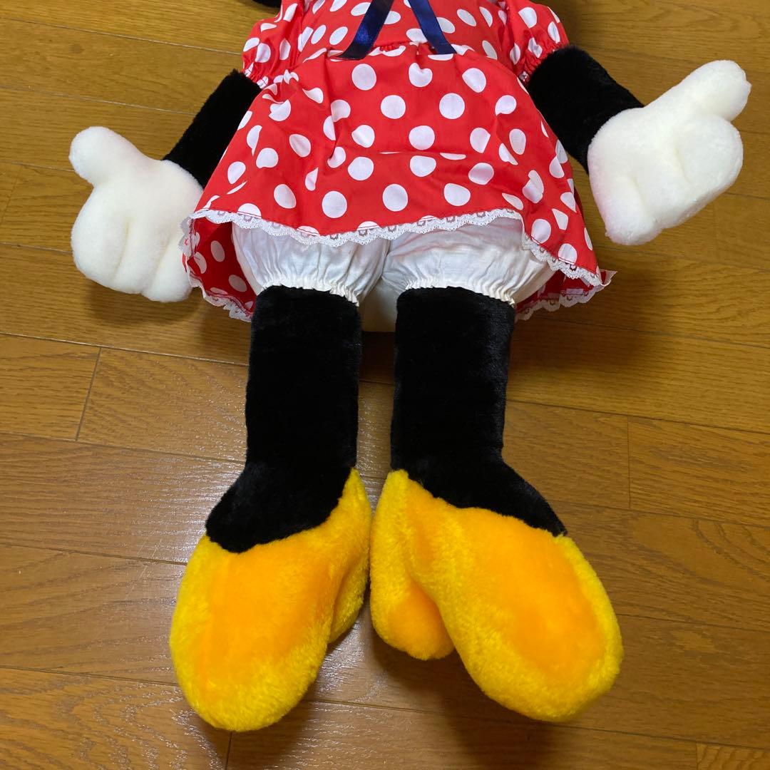 昭和レトロ】ミニー マウス 特大サイズ ミニーちゃん ぬいぐるみ