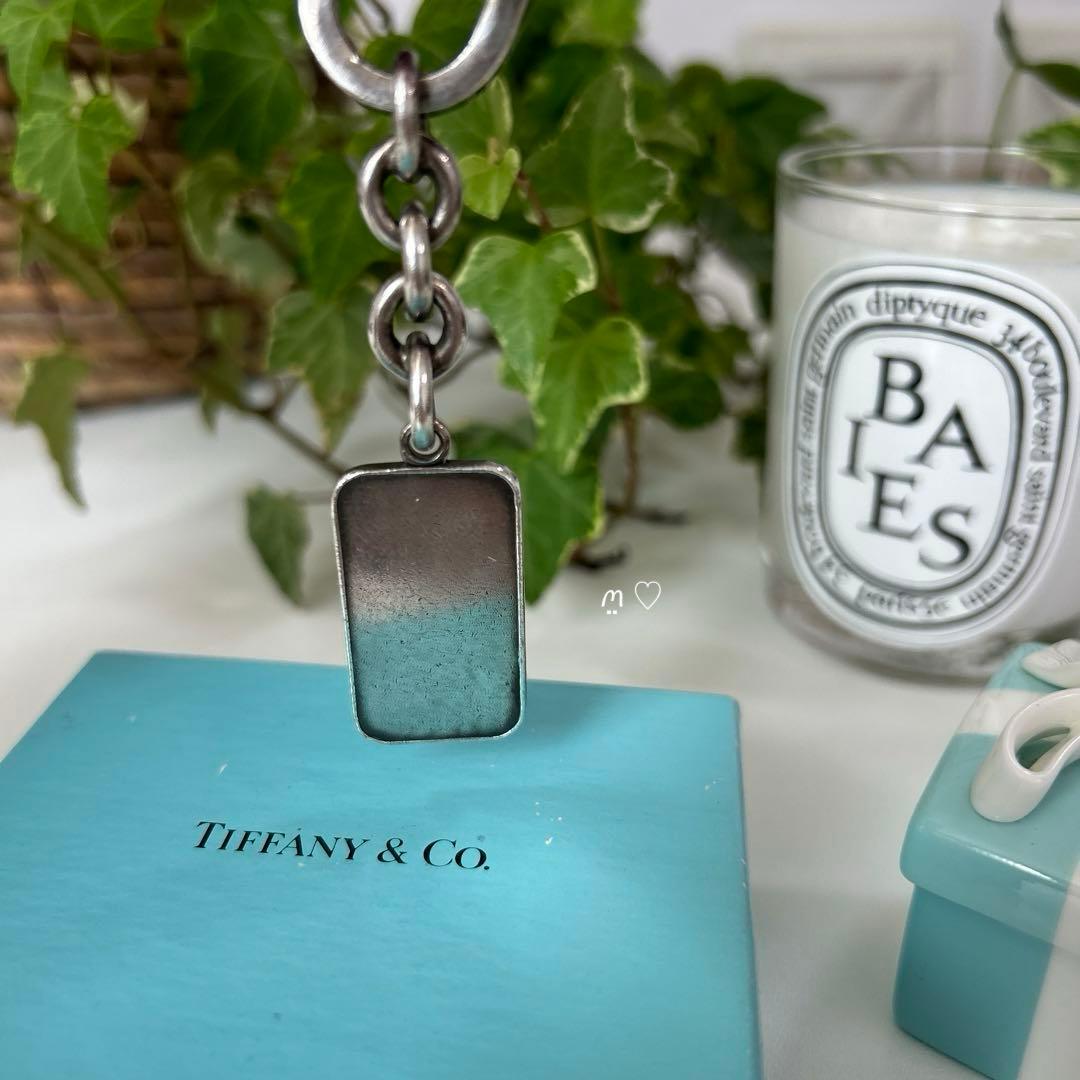 ティファニー シルバーインゴット シャックルキーリング キーホルダー