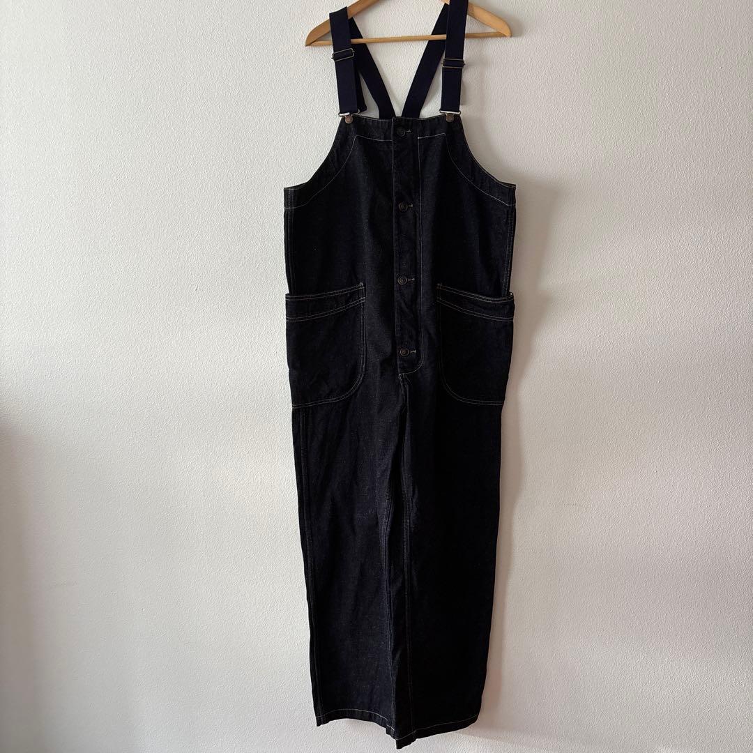 オーバーオール　GOHEMP TUBE VENDOR BLACK ワンウォッシュ GOHEMP ゴーヘンプ｜TUBE VENDOR ALL PANTS BLACK (ワンウォッシュ