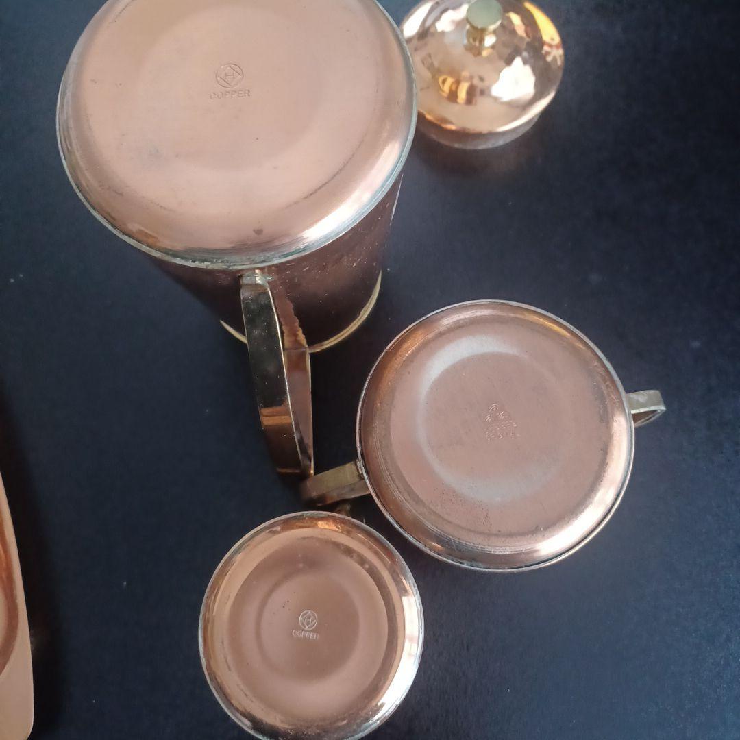 コーヒーセット COPPER ポット レトロ シュガーケース コーヒー - メルカリ