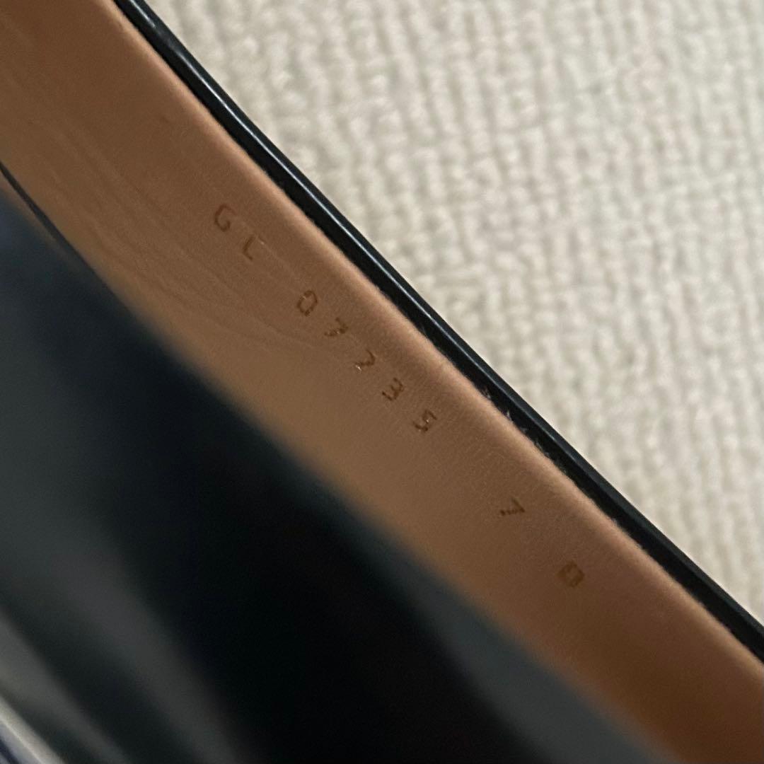 サルヴァトーレ フェラガモ フラットシューズ パンプス 黒 24.5cm 7