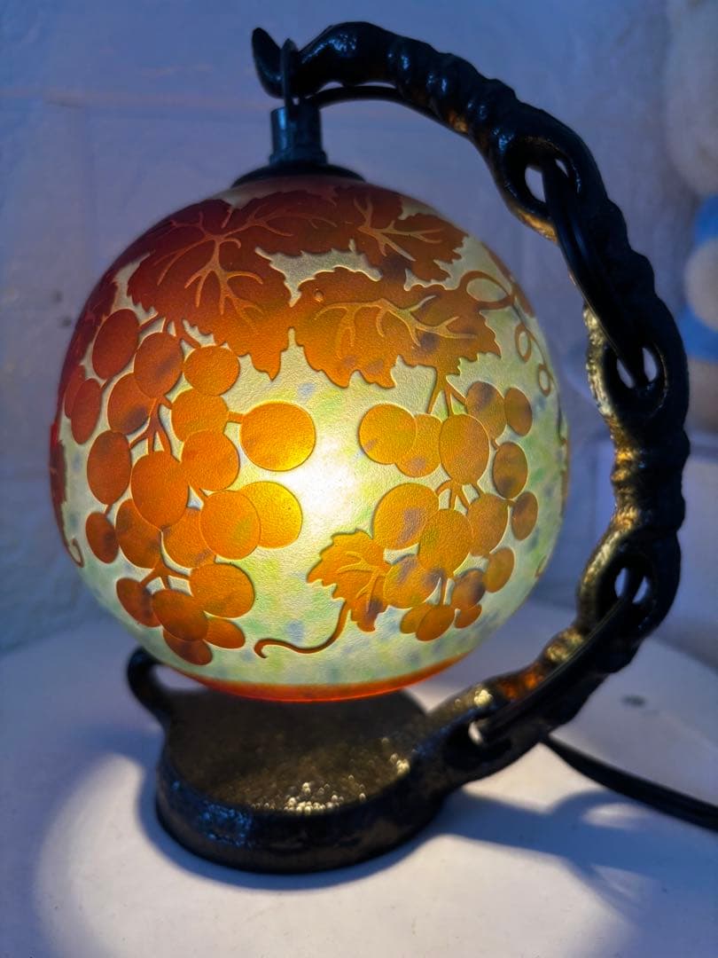 琉璃工房 LIULI カササギ ハート型 ガラス工芸 置物 オブジェ 恋愛運