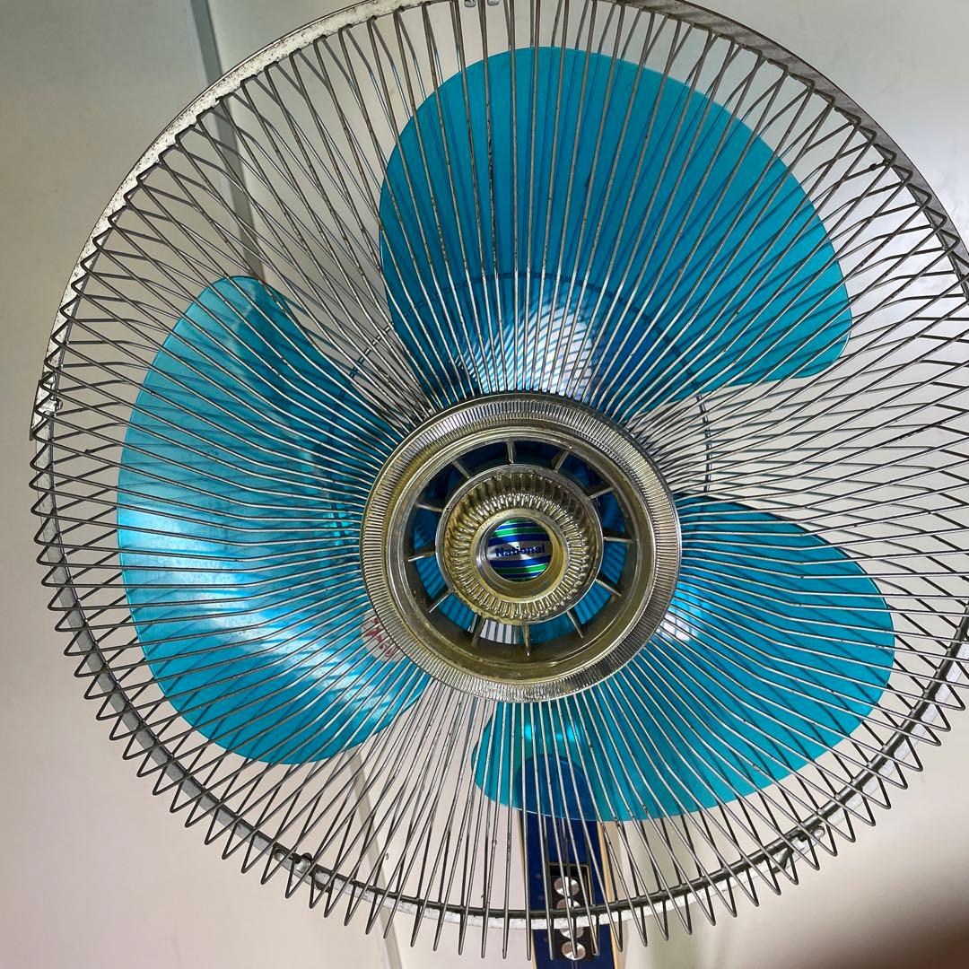 激レア❗️昭和レトロ 【大型】扇風機 ナショナル F-401C 動作確認済