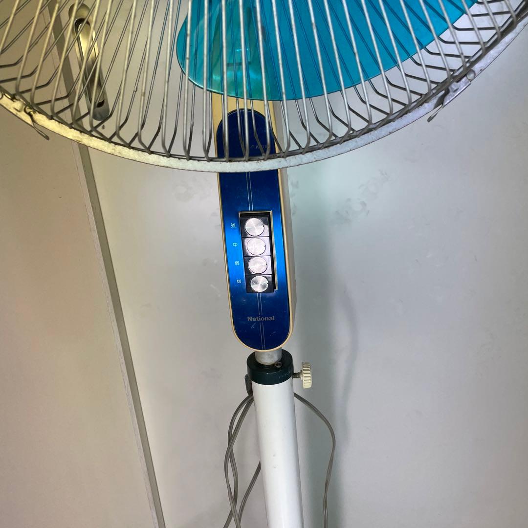 激レア❗️昭和レトロ 【大型】扇風機 ナショナル F-401C 動作確認済