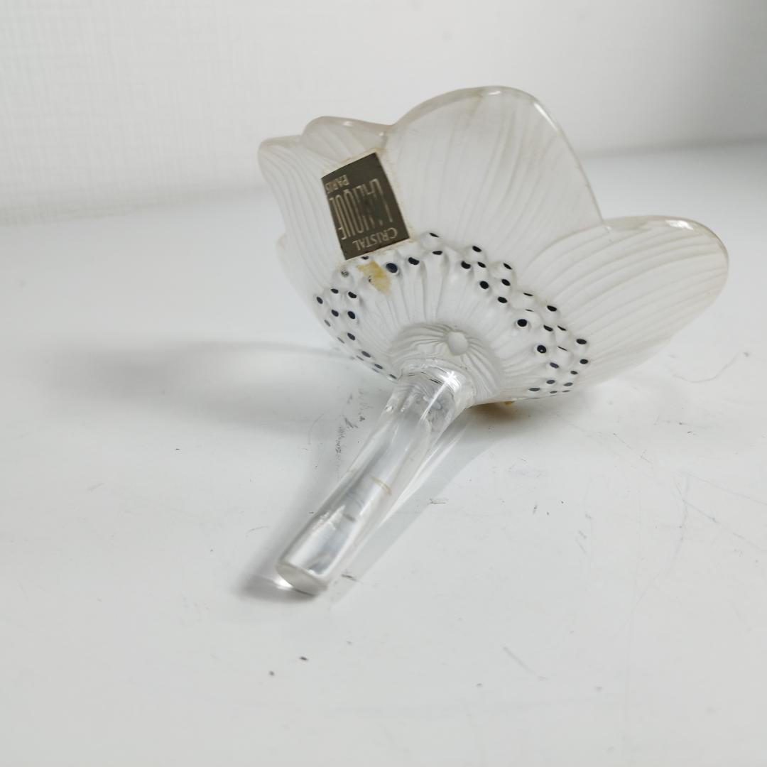 ラリック アネモネ ペーパーウェイト フランス アンティーク 花 エナ