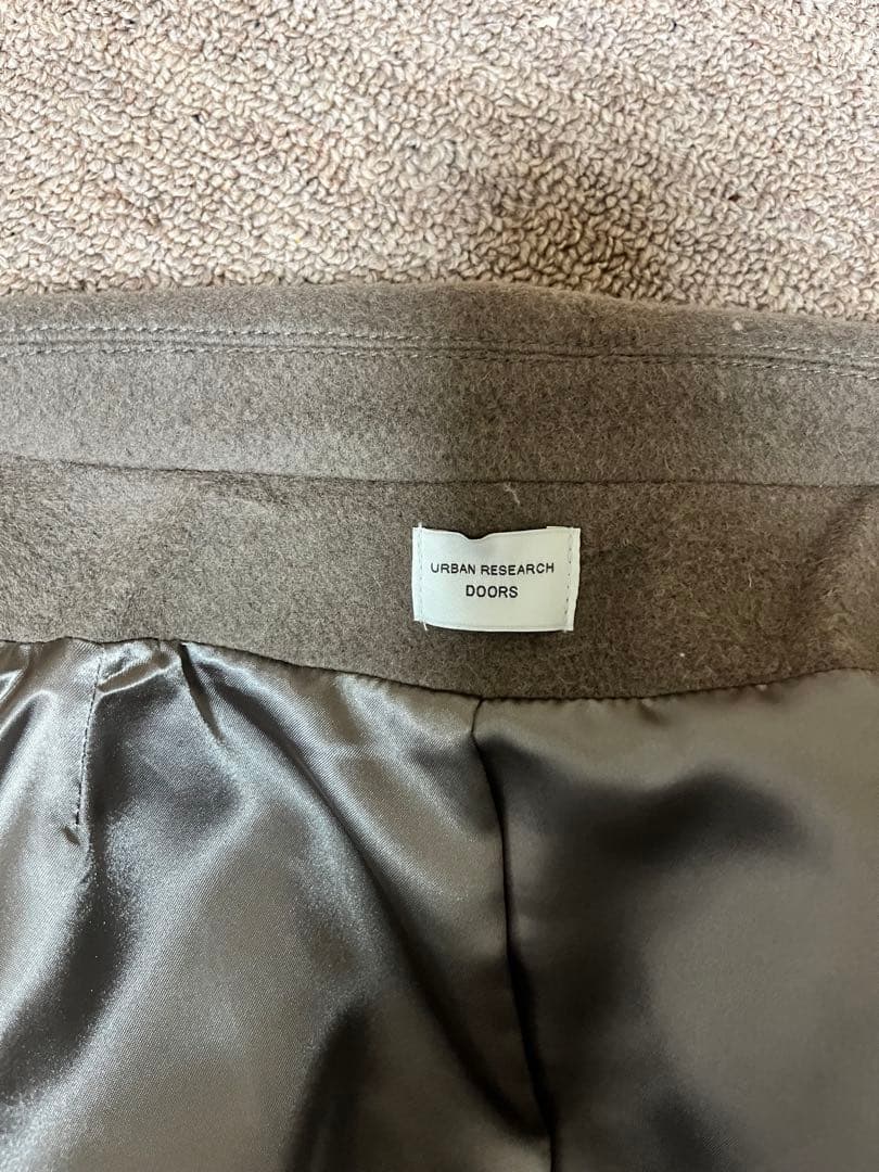 アーバンリサーチドアーズJAPAN FABRIC ミドルコート モカ Mサイズ