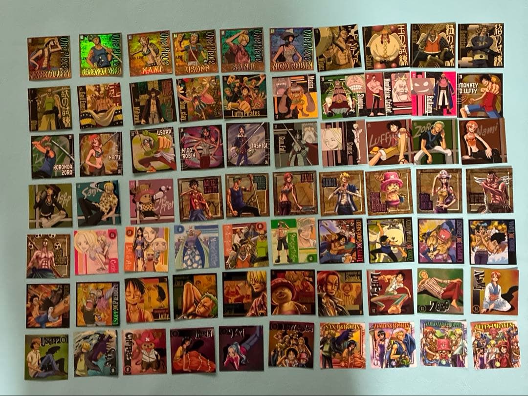 平成レトロ激レア ワンピース 森永シール70枚セット - メルカリ