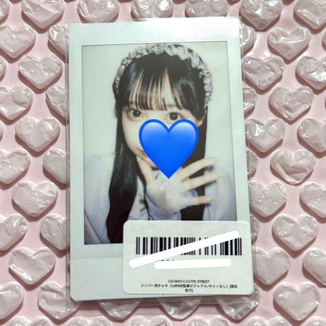 CUTIE STREET 増田彩乃 LARME 監修ビジュアル チェキ - メルカリ