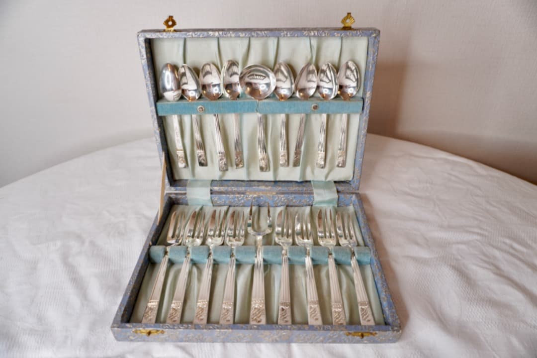 イギリス製 カトラリーセット シルバーサービングカトラリーセット イギリス アンティーク