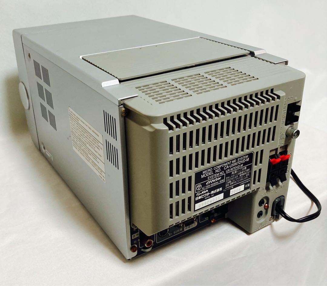 Victor DVD/CD/ダブルMDコンポ UX-W7DVD 2004年製 - メルカリ