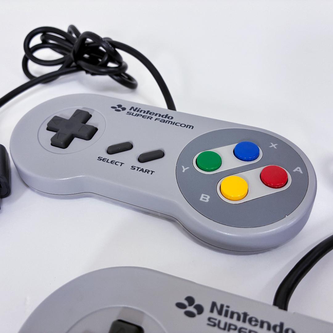 美品】 スーパーファミコン本体 セット 任天堂 SHVC-001 中期型 箱付