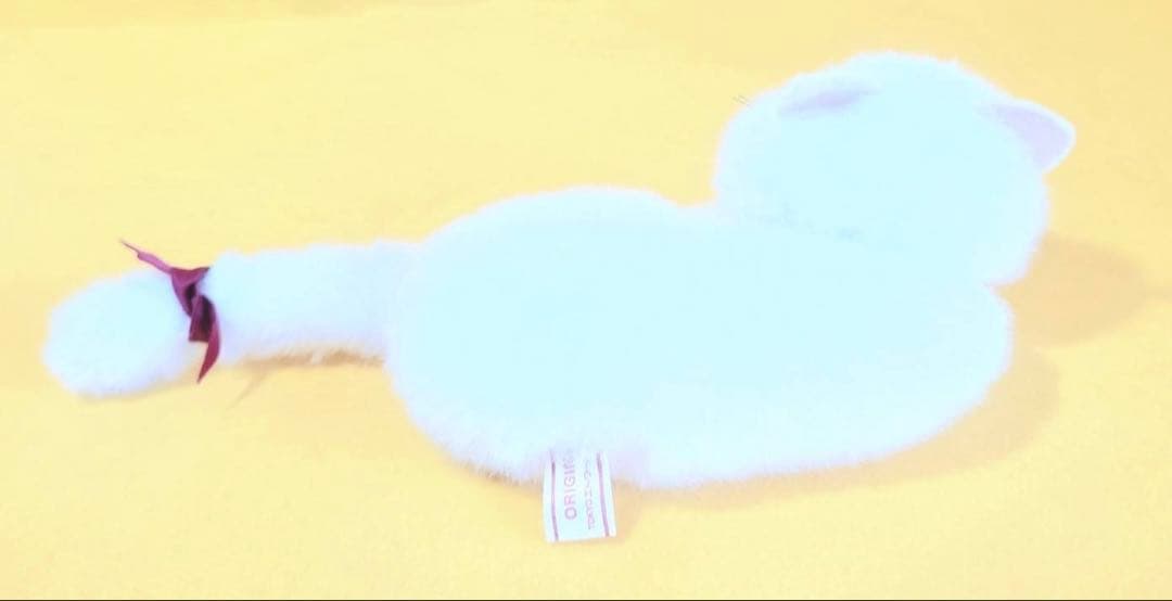 1970年代製エトワールetoileビンテージぬいぐるみ白猫ネコ昭和レトロ