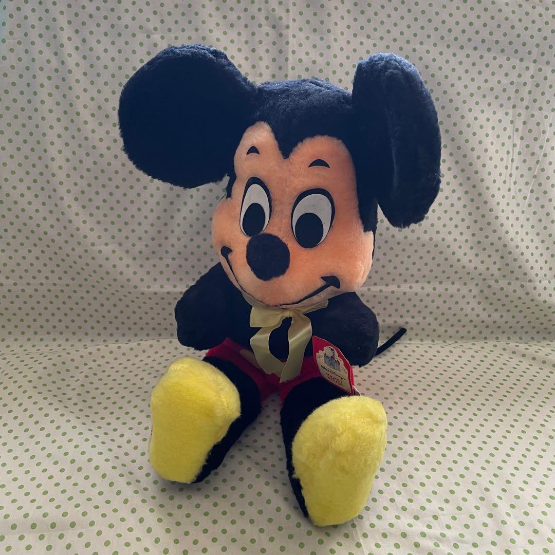 レトロ ディズニー ミッキーマウス ぬいぐるみ USA ロサンゼルス