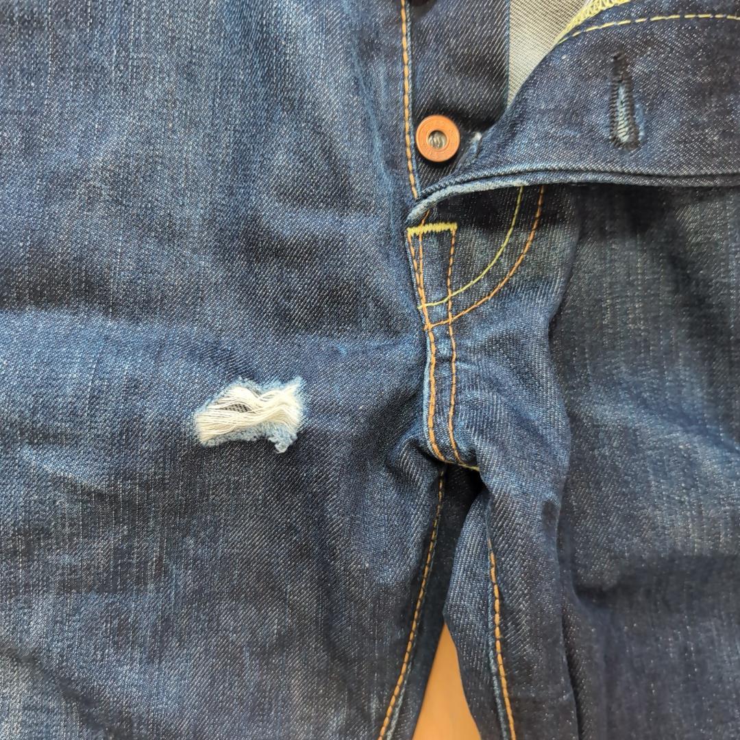 エヴィス EU ED ダメージジーンズ デニム 濃紺 33インチ 13F - メルカリ