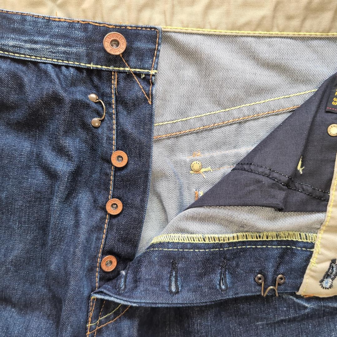 エヴィス EU ED ダメージジーンズ デニム 濃紺 33インチ 13F - メルカリ