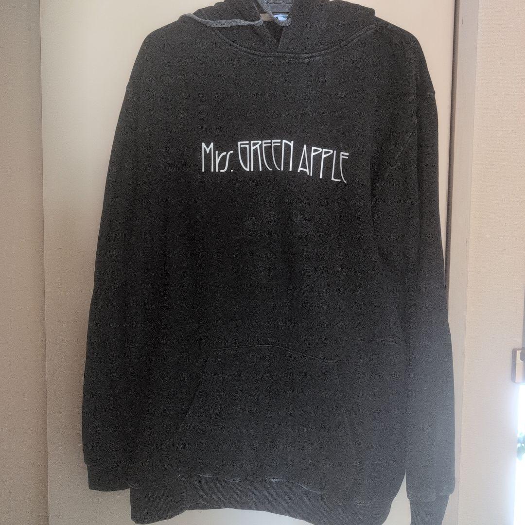 Mrs. GREEN APPLE フーディー XL 黒 新品 Mrs. GREEN APPLE ミセス フーディ(パーカー) XL - メルカリ
