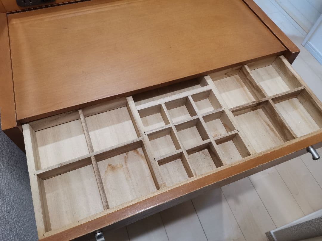 再値下げ 最終価格] ナチュラルウッド ドレッサー・鏡台