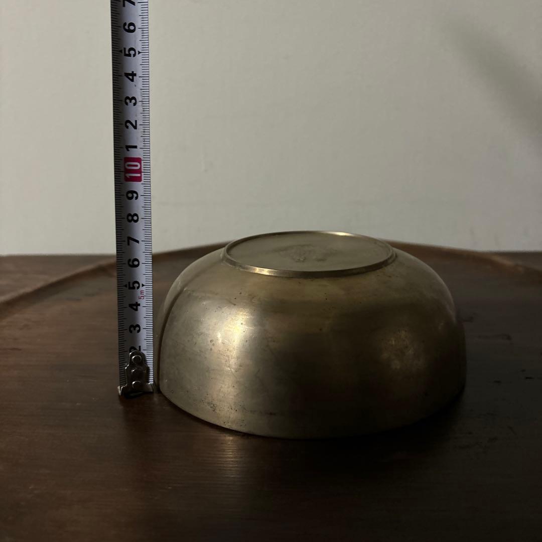 韓国 古い真鍮製の器 3点 その16アンティーク 古道具 韓国骨董 李朝