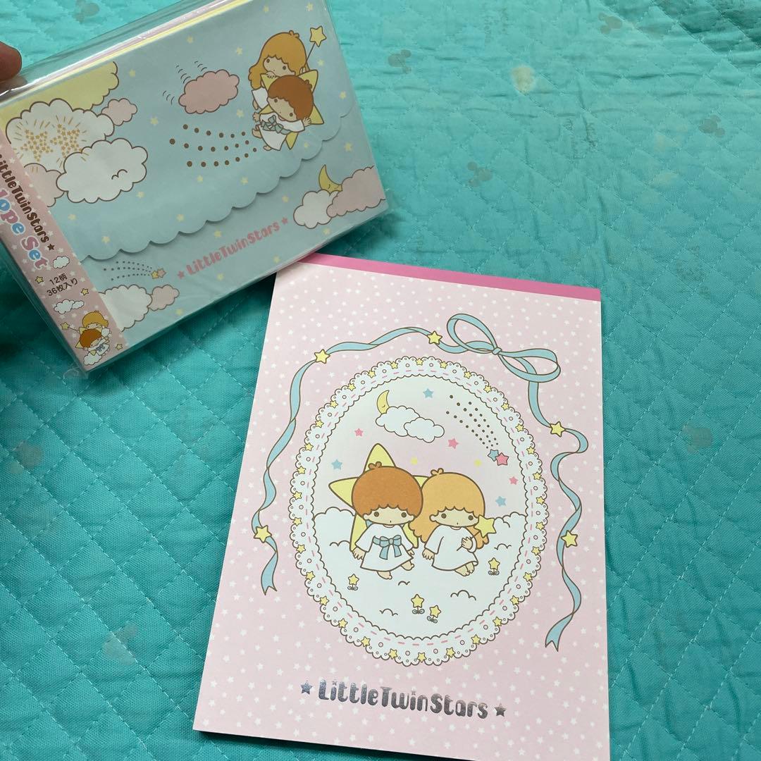 平成レトロ サンリオ リトルツインスターズ キキララ レターセット