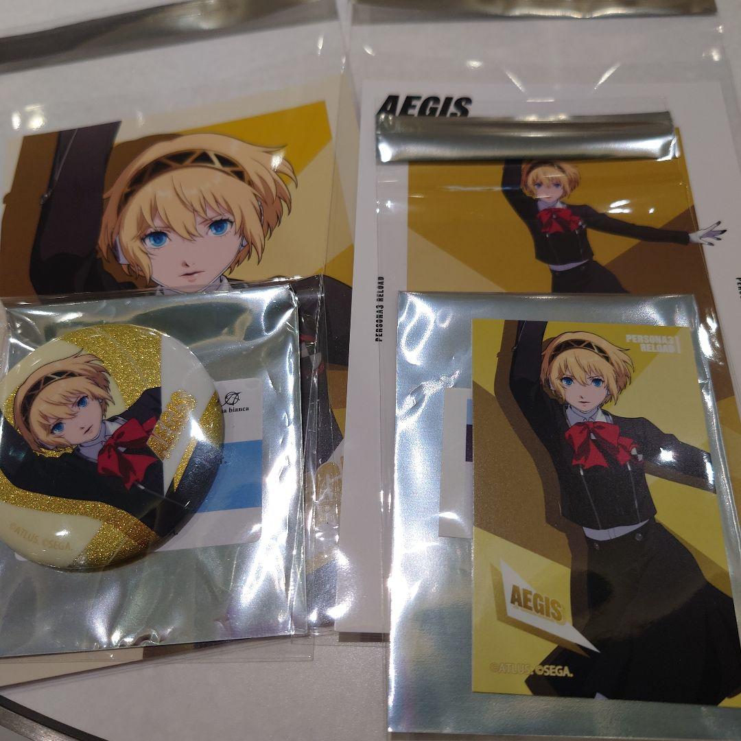 ペルソナ3 PR3R ラウンドワン ラウワン アイギス 缶バッジ - メルカリ