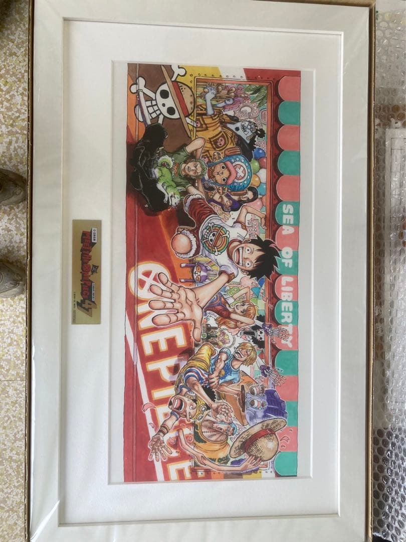 日本生命 ワンピース 額装高精細複製原画