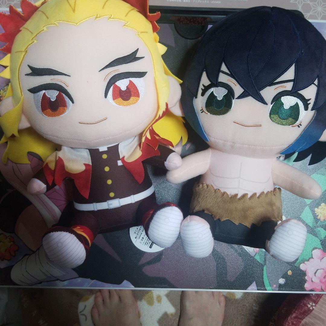 鬼滅の刃 ぬいぷりけおすわりBIG3 煉獄杏寿郎 嘴平伊之助 - メルカリ