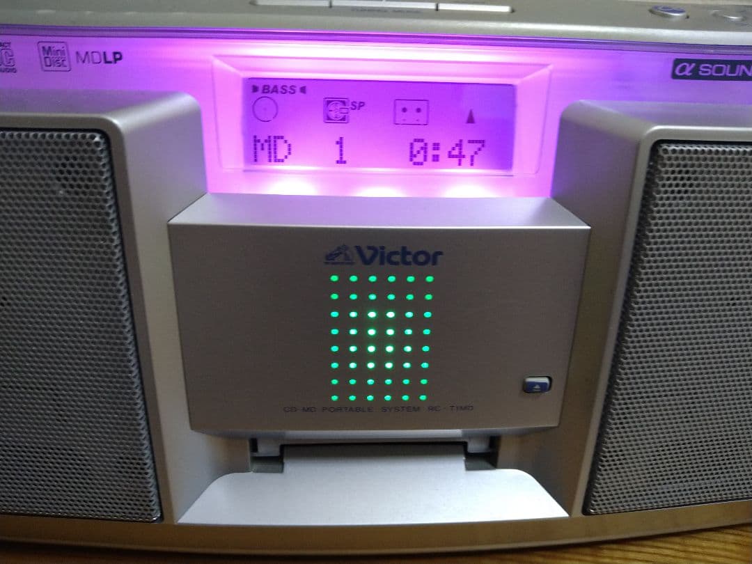 VICTOR CD/MD/カセットシステム RC-T1MD ジャンク - メルカリ