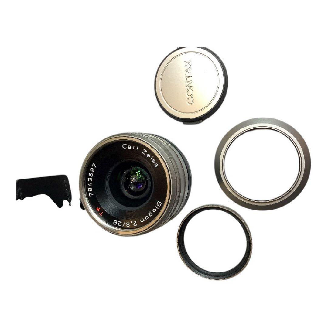 CONTAX G2-D 〈データバックGD-2装備〉レンズ3本 未使用に近い