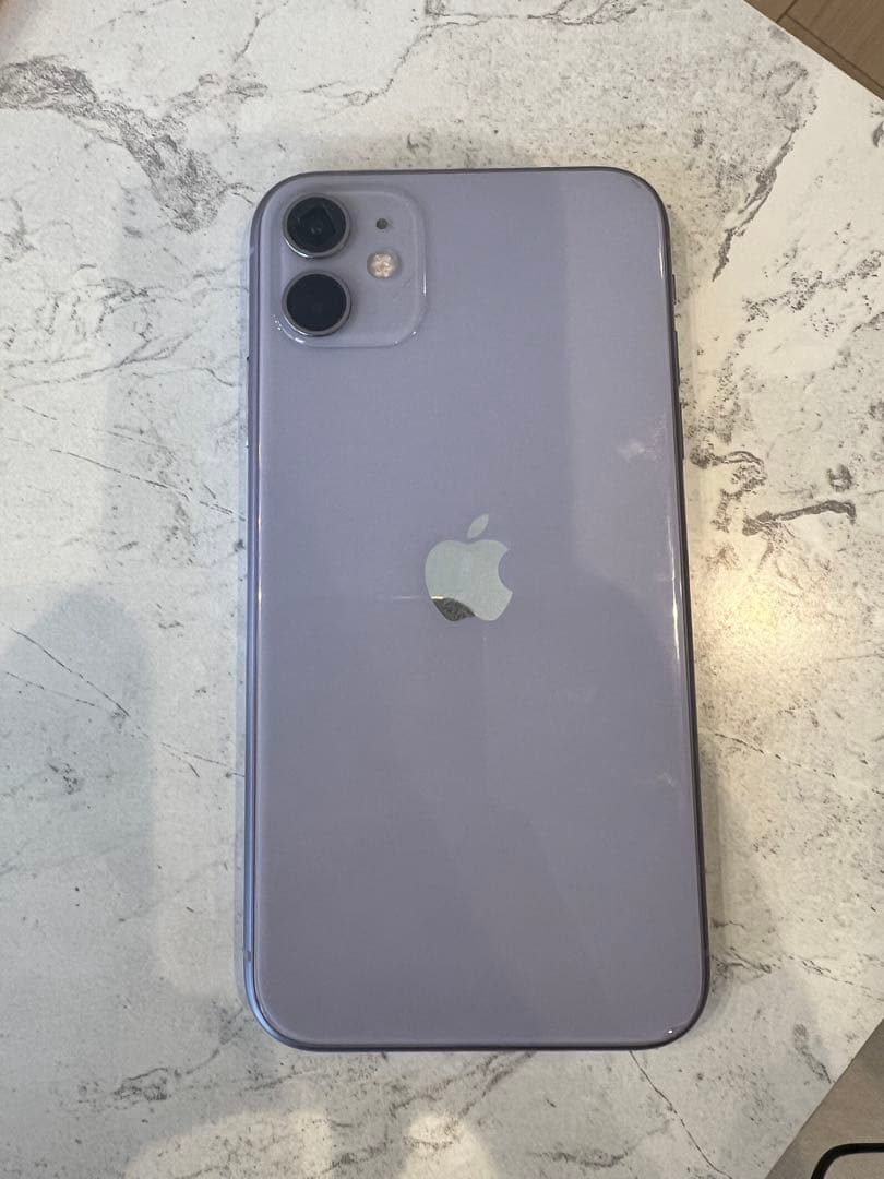 iPhone11 本体　64 GB パープル　バッテリー71% カメラ不良 ムスビー｜【モバイルBOX】電池94% SIMフリー iPhone11 64GB パープル