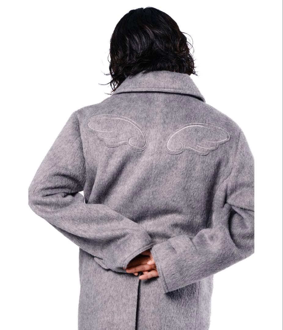 Smyeon Middle shaggy coat/ミドルシャギーコート グレー - メルカリ