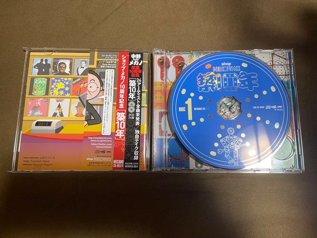 shop MECANO ショップ・メカノ開店10周年記念コンピ 「築10年」 - メルカリ
