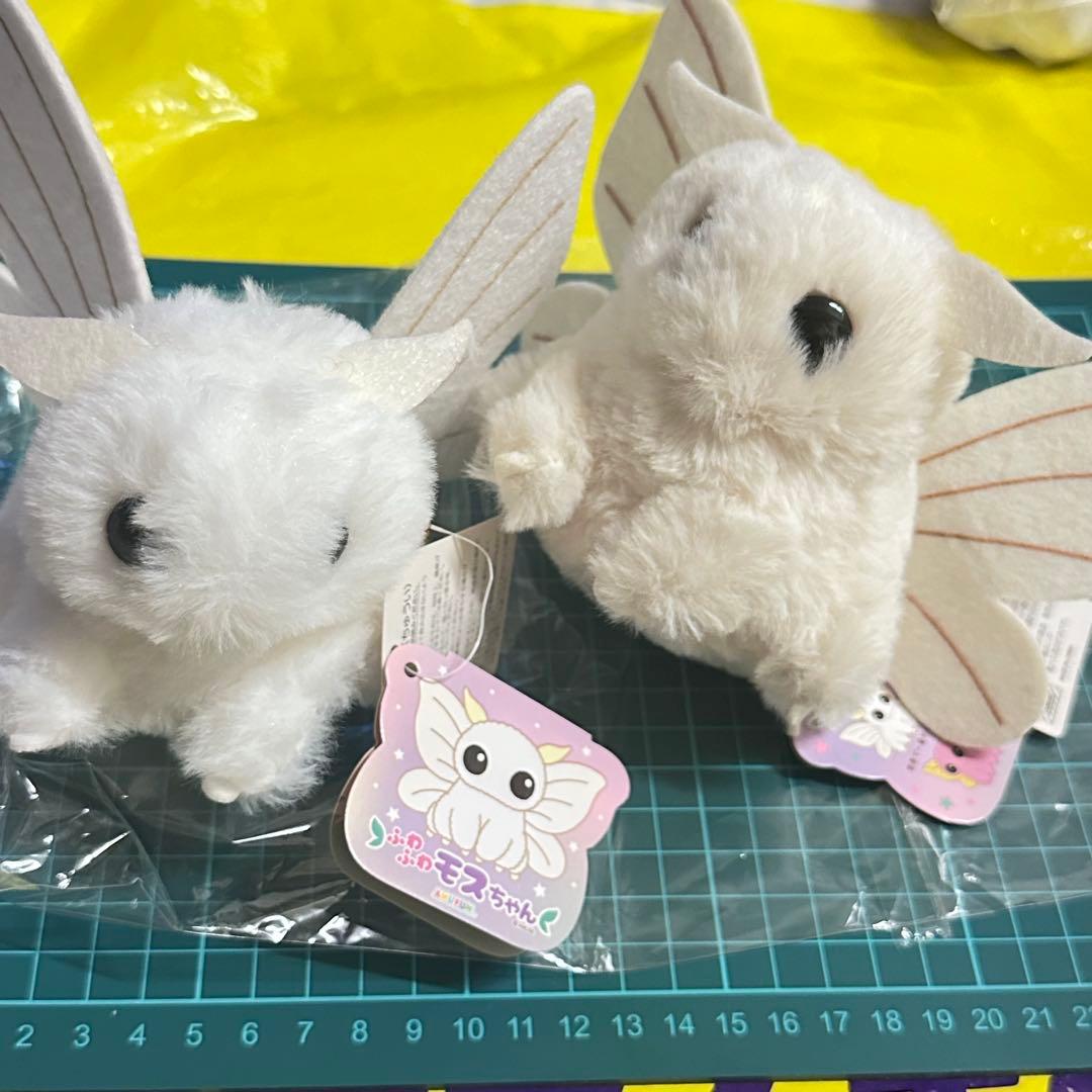 ふわふわモスちゃん 蛾 カイコガ マスコット ぬいぐるみ シロモ ミルモ