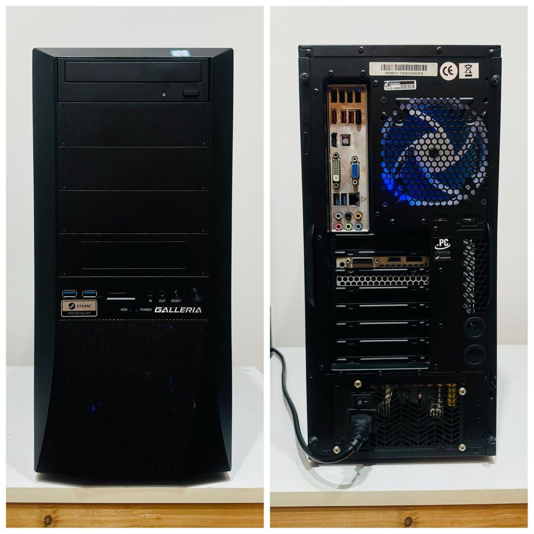 ゲーミングPC】i7-2600K GTX1050Ti HDD1T メモリ16G