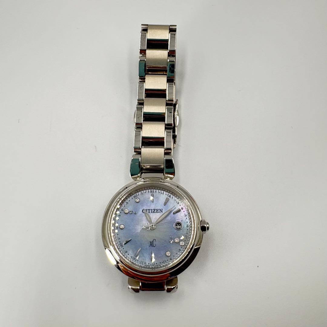 希少✨美品✨1600本限定モデル シチズン クロスシー ダイヤモンド 白蝶