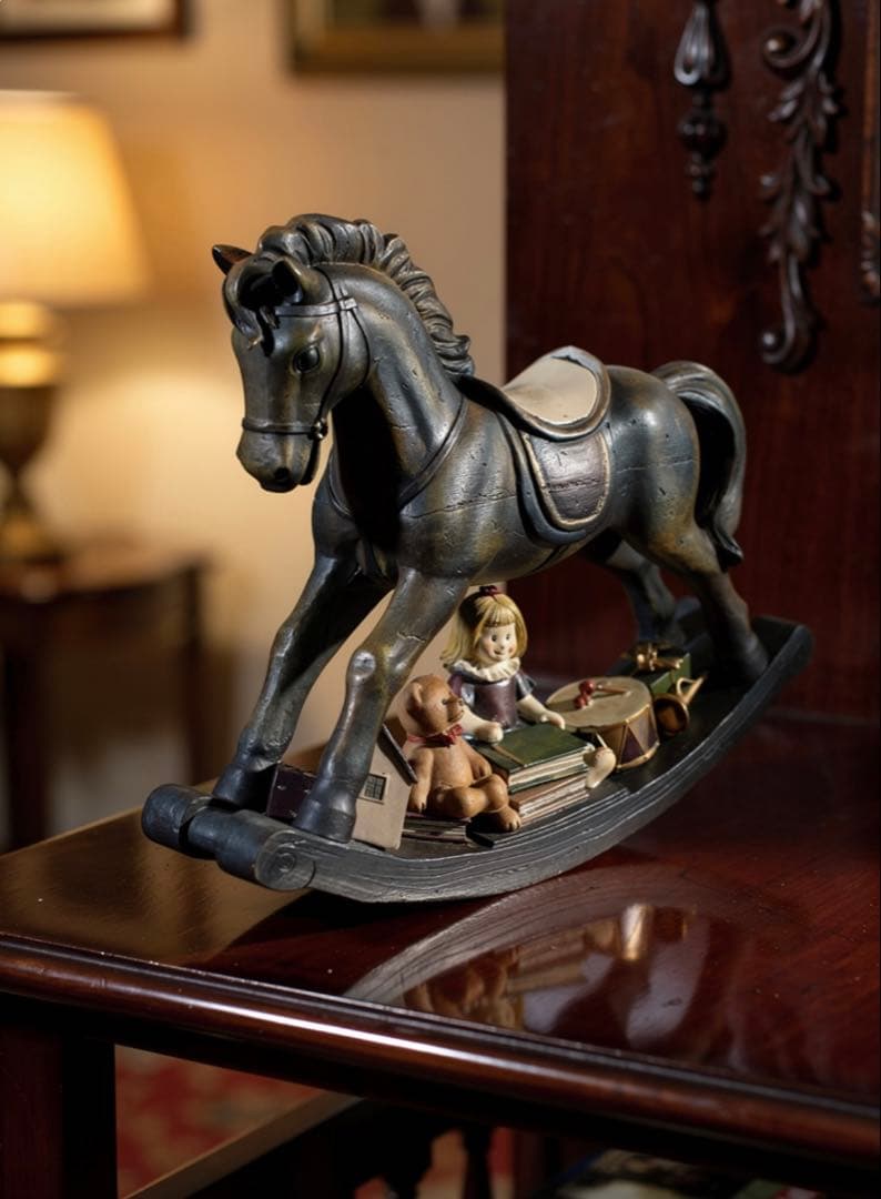 ロッキングホース ダークブラウン新品未使用品‼︎ 楽天市場】AUTHENTIC MODELS ロッキングホース 幅74cm RH002